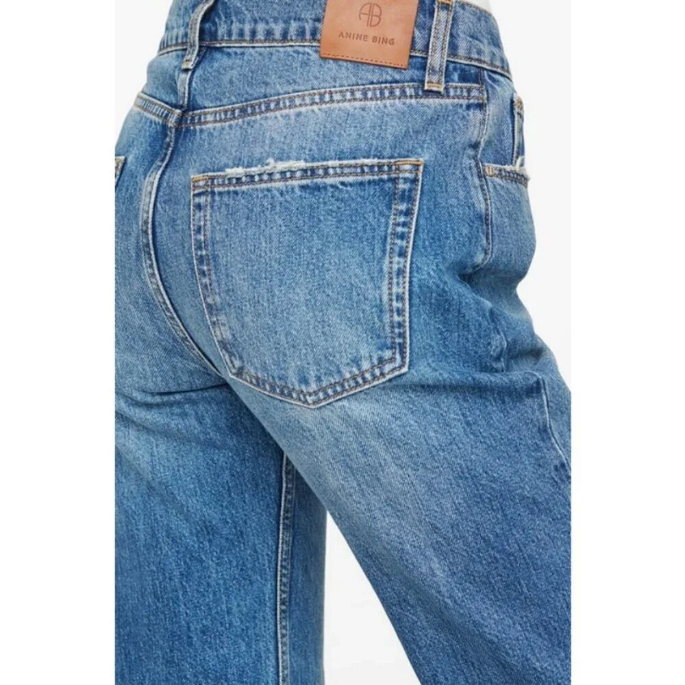 ๐ANINE BING๐ Knox Jean ~ Mineral Blue 28 NWT - Picture 4 of 16